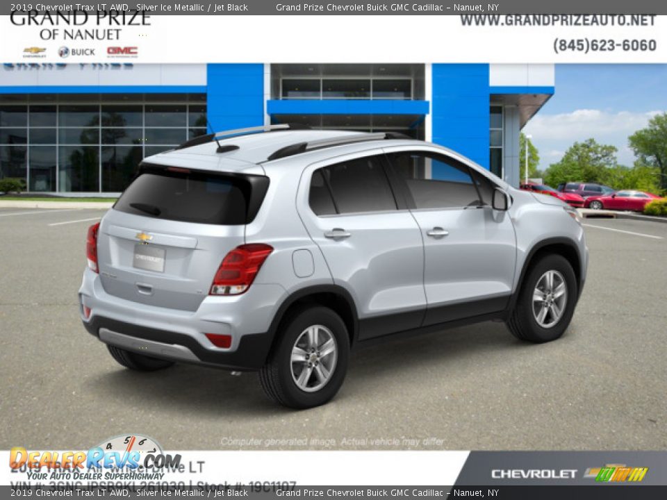 2019 Chevrolet Trax LT AWD Silver Ice Metallic / Jet Black Photo #4