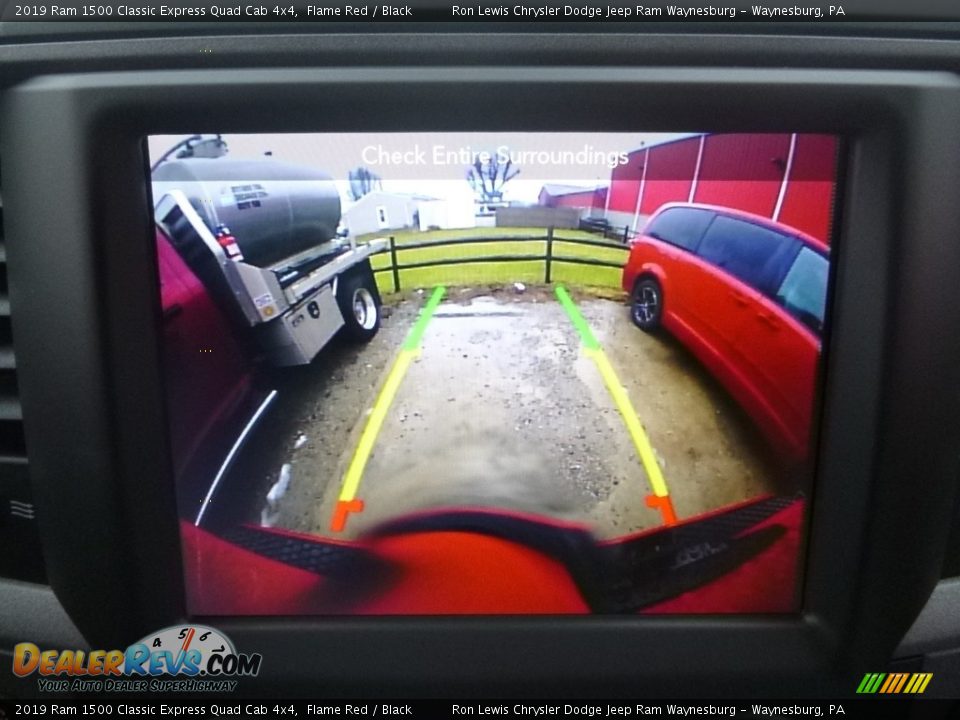 2019 Ram 1500 Classic Express Quad Cab 4x4 Flame Red / Black Photo #17