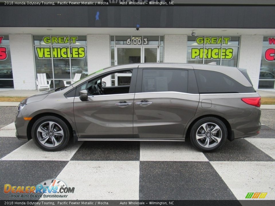2018 Honda Odyssey Touring Pacific Pewter Metallic / Mocha Photo #1