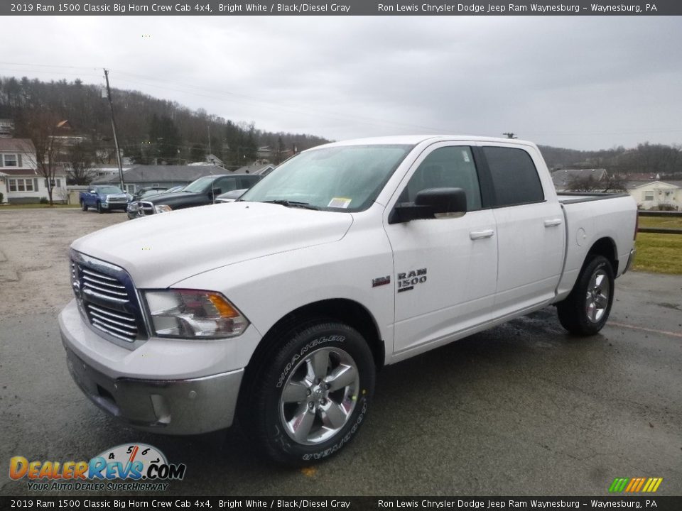 2019 Ram 1500 Classic Big Horn Crew Cab 4x4 Bright White / Black/Diesel Gray Photo #1