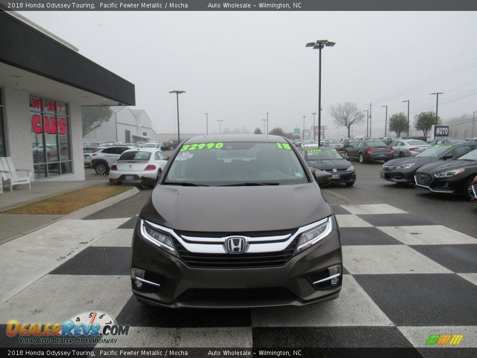 2018 Honda Odyssey Touring Pacific Pewter Metallic / Mocha Photo #2