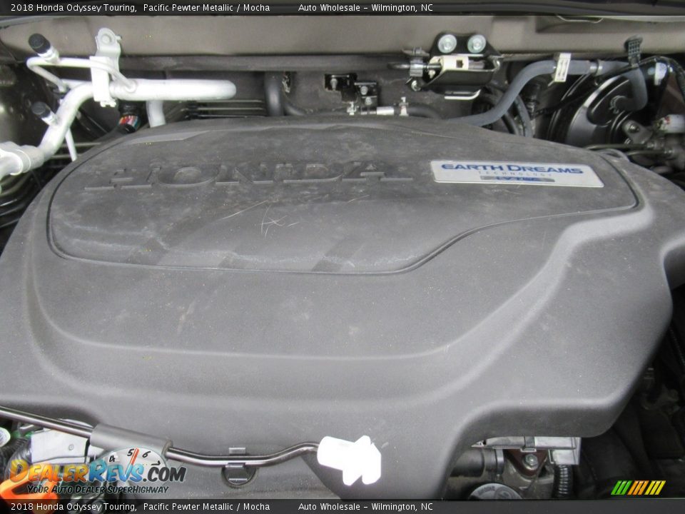 2018 Honda Odyssey Touring Pacific Pewter Metallic / Mocha Photo #6