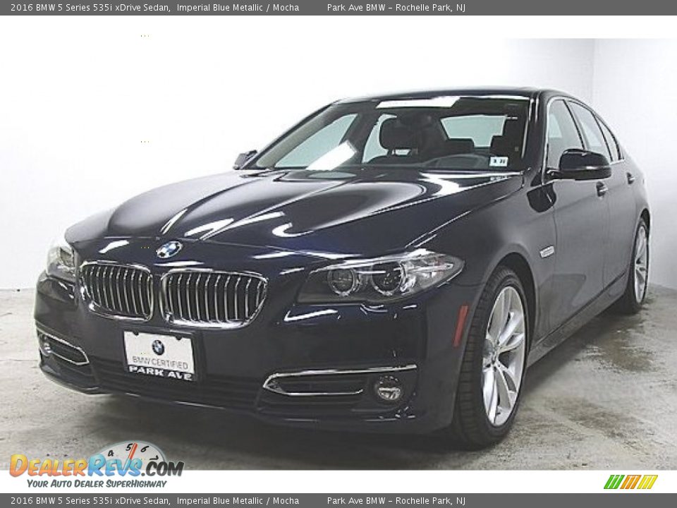 2016 BMW 5 Series 535i xDrive Sedan Imperial Blue Metallic / Mocha Photo #1