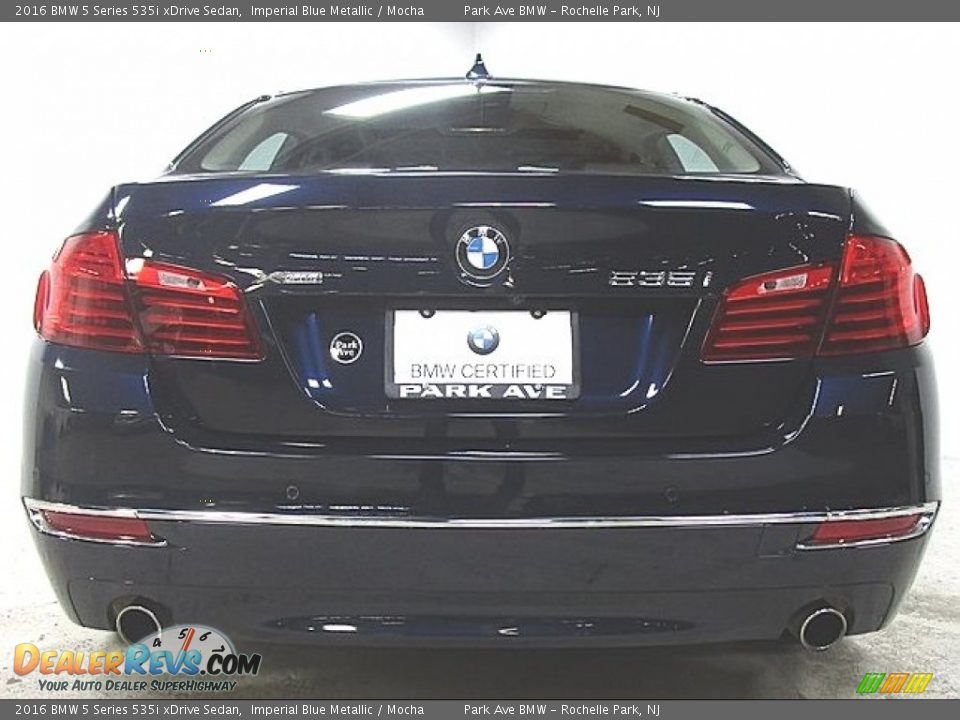2016 BMW 5 Series 535i xDrive Sedan Imperial Blue Metallic / Mocha Photo #3