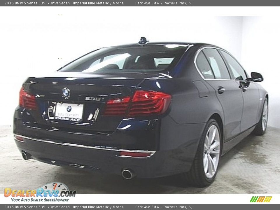 2016 BMW 5 Series 535i xDrive Sedan Imperial Blue Metallic / Mocha Photo #4