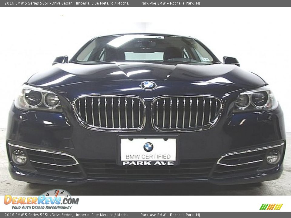 2016 BMW 5 Series 535i xDrive Sedan Imperial Blue Metallic / Mocha Photo #6
