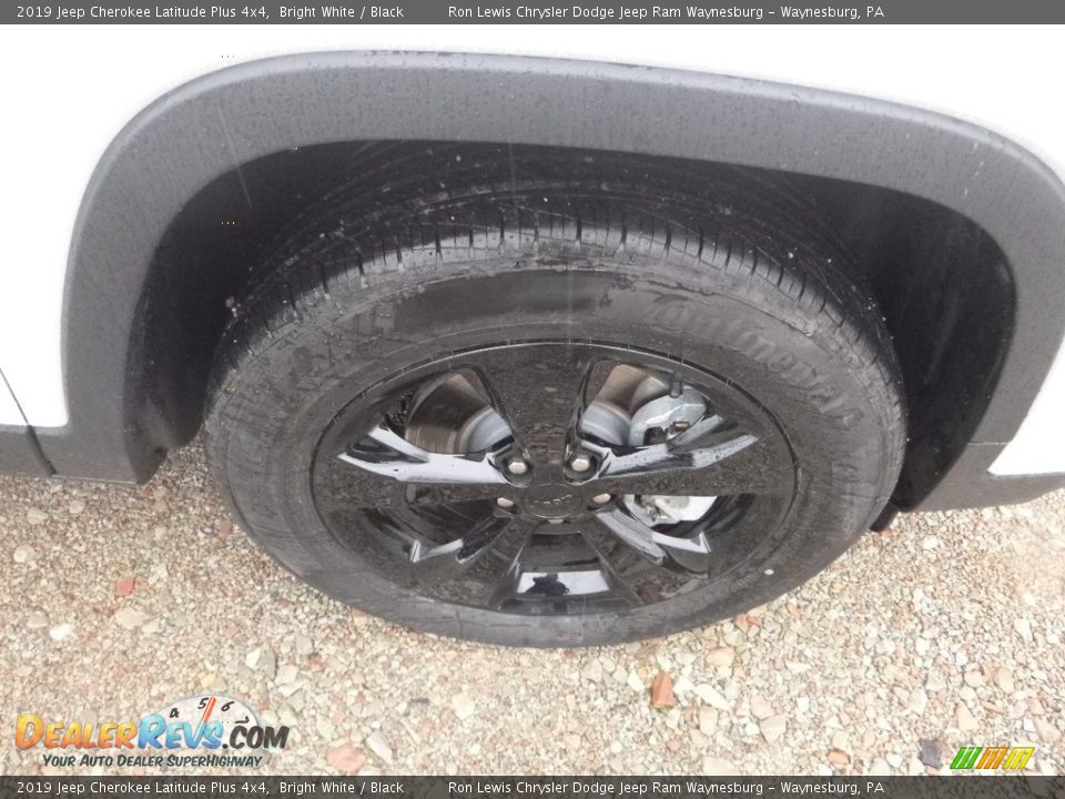2019 Jeep Cherokee Latitude Plus 4x4 Bright White / Black Photo #9