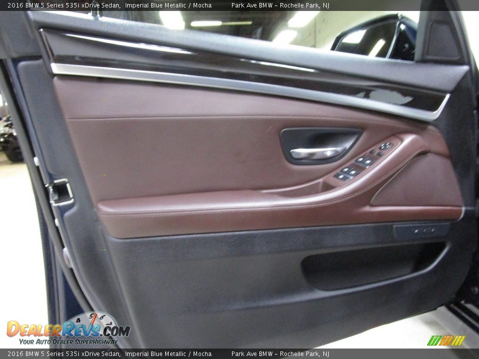 2016 BMW 5 Series 535i xDrive Sedan Imperial Blue Metallic / Mocha Photo #7