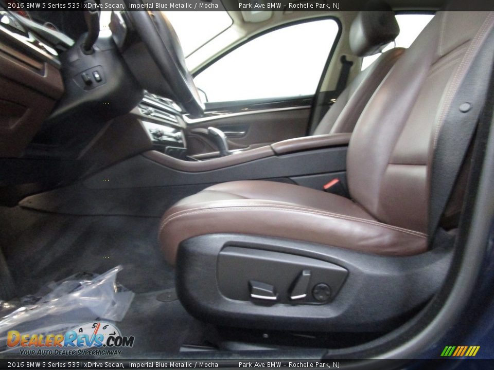 2016 BMW 5 Series 535i xDrive Sedan Imperial Blue Metallic / Mocha Photo #9