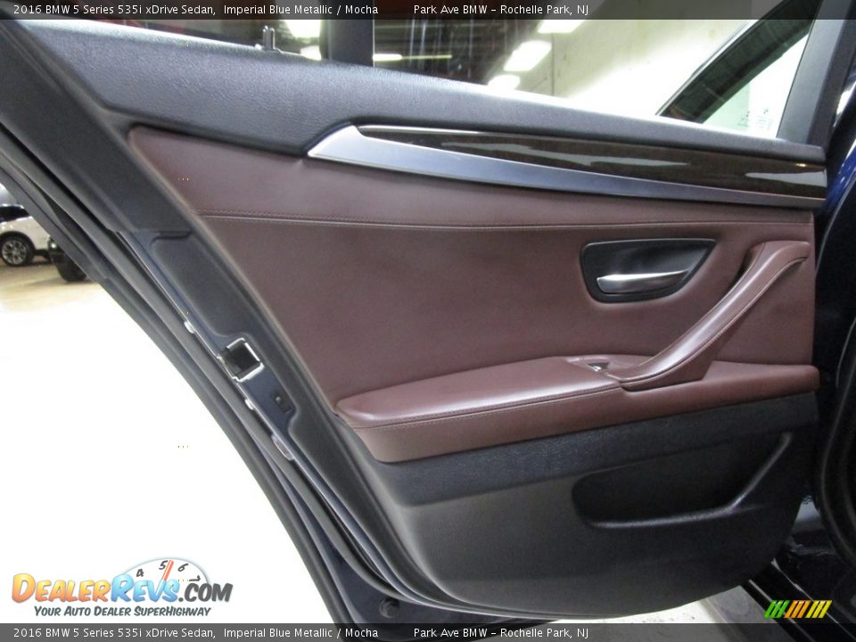 2016 BMW 5 Series 535i xDrive Sedan Imperial Blue Metallic / Mocha Photo #10