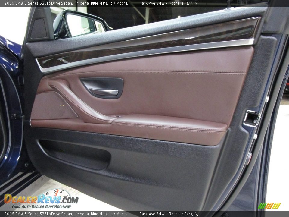 2016 BMW 5 Series 535i xDrive Sedan Imperial Blue Metallic / Mocha Photo #13