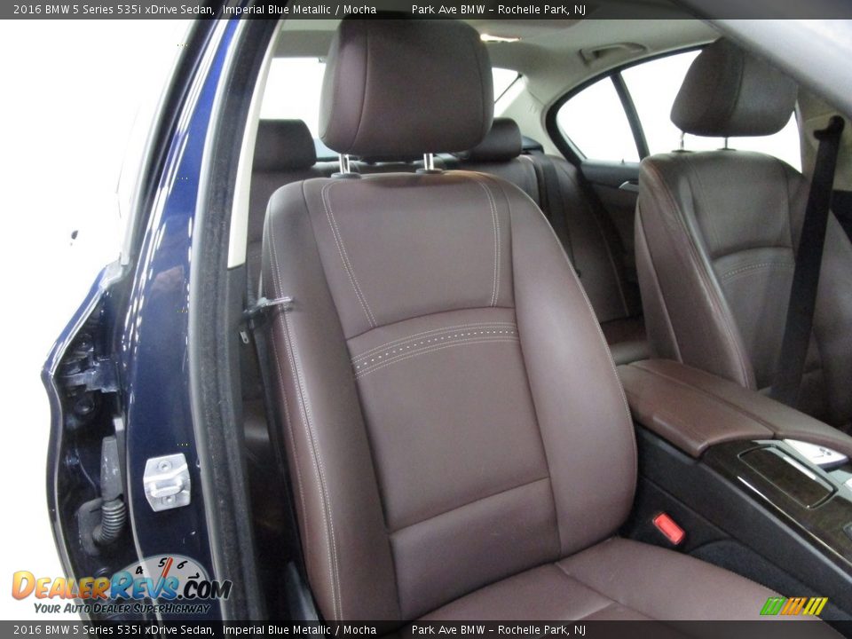 2016 BMW 5 Series 535i xDrive Sedan Imperial Blue Metallic / Mocha Photo #14