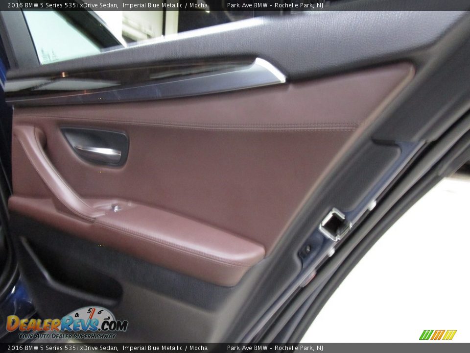2016 BMW 5 Series 535i xDrive Sedan Imperial Blue Metallic / Mocha Photo #16