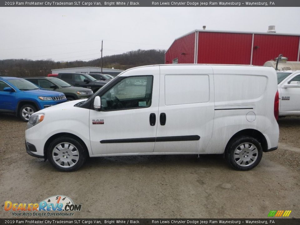 2019 Ram ProMaster City Tradesman SLT Cargo Van Bright White / Black Photo #2