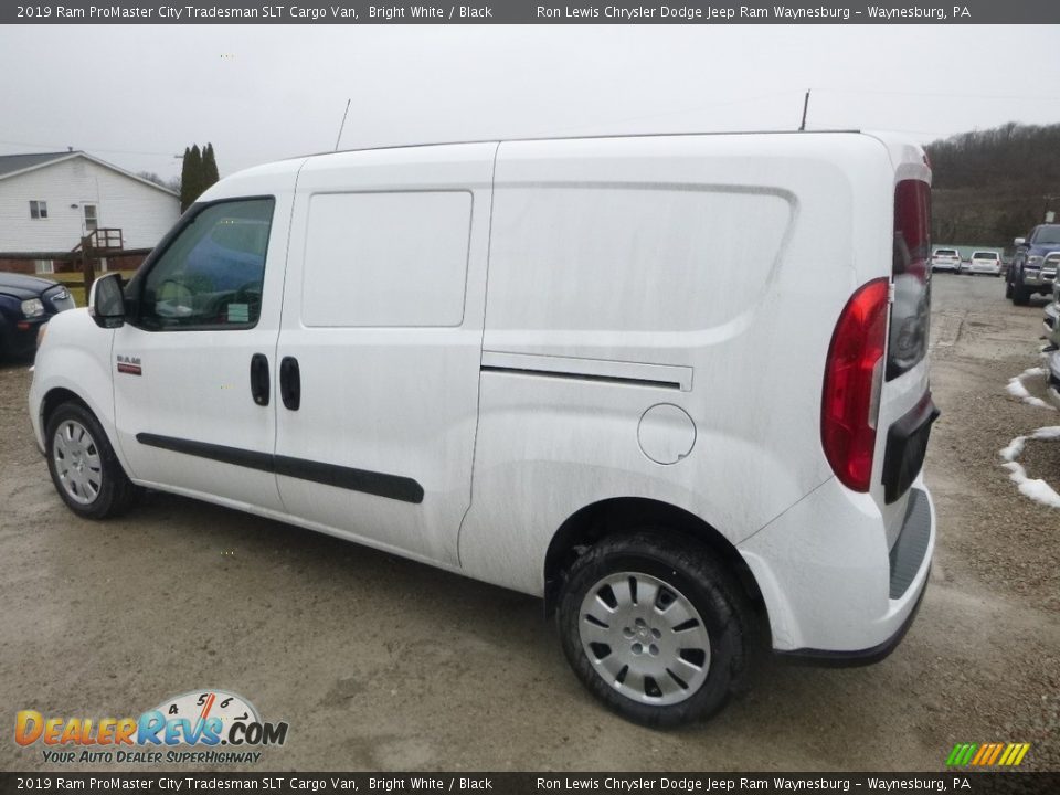 2019 Ram ProMaster City Tradesman SLT Cargo Van Bright White / Black Photo #3