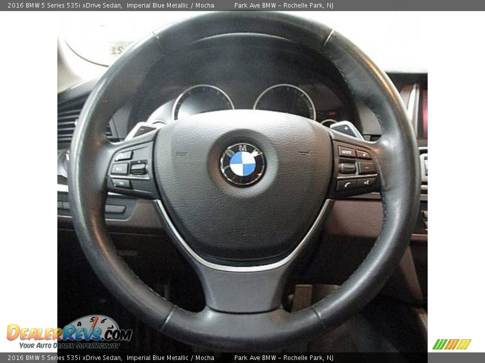 2016 BMW 5 Series 535i xDrive Sedan Imperial Blue Metallic / Mocha Photo #23