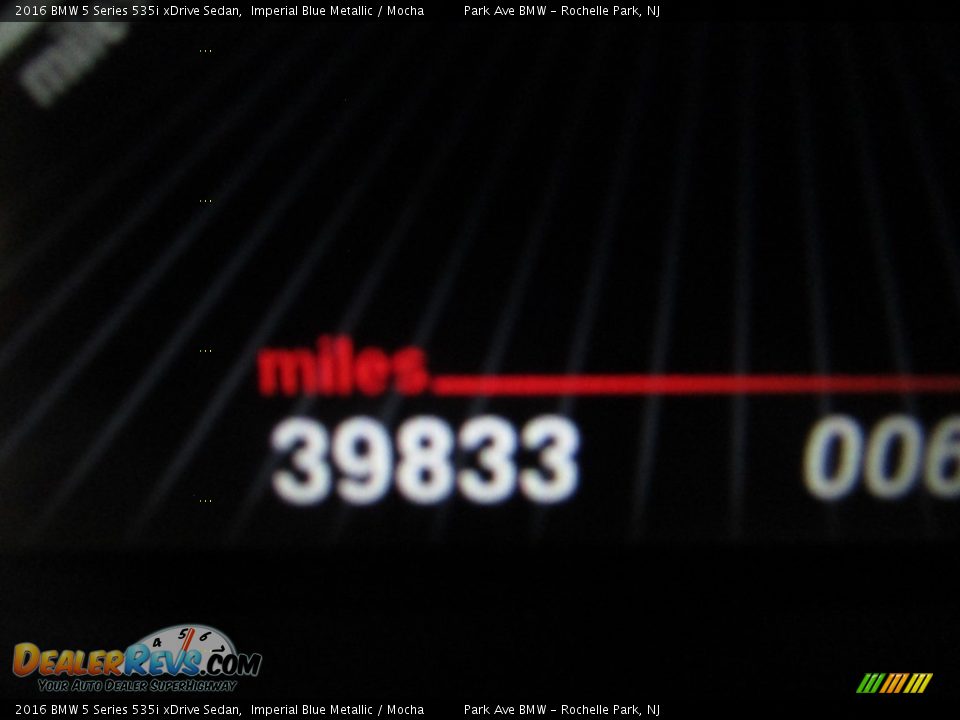 2016 BMW 5 Series 535i xDrive Sedan Imperial Blue Metallic / Mocha Photo #24