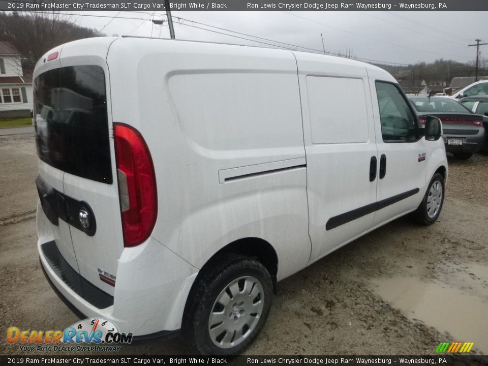 2019 Ram ProMaster City Tradesman SLT Cargo Van Bright White / Black Photo #6