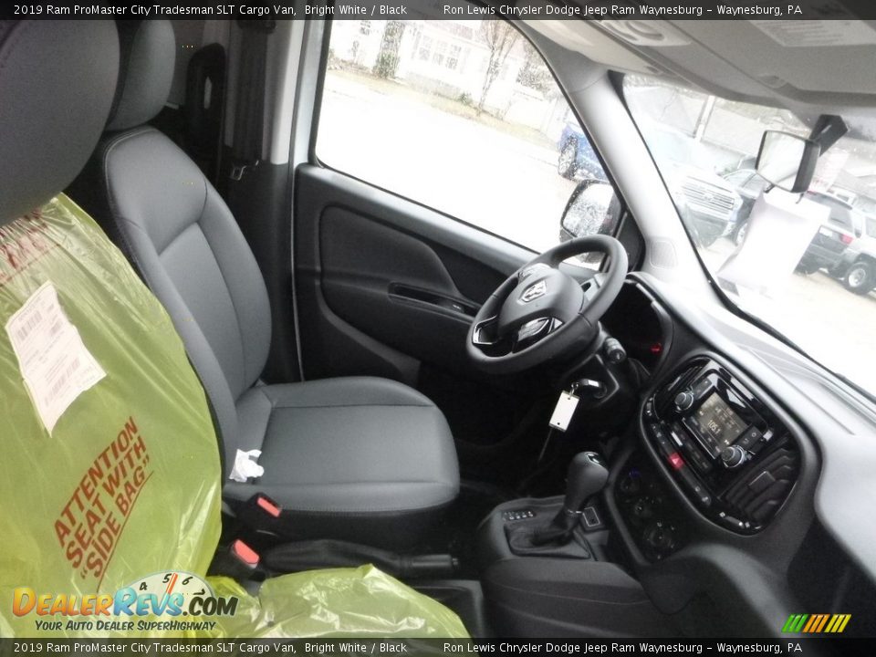 2019 Ram ProMaster City Tradesman SLT Cargo Van Bright White / Black Photo #9