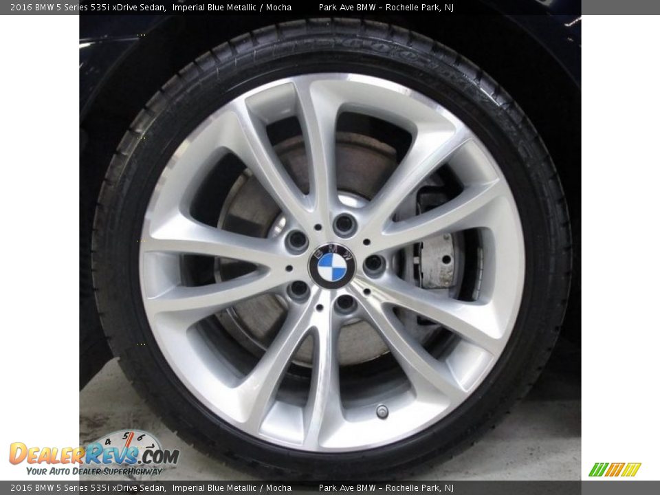 2016 BMW 5 Series 535i xDrive Sedan Imperial Blue Metallic / Mocha Photo #28