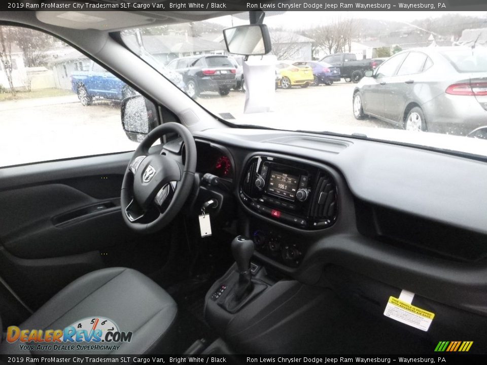 2019 Ram ProMaster City Tradesman SLT Cargo Van Bright White / Black Photo #10