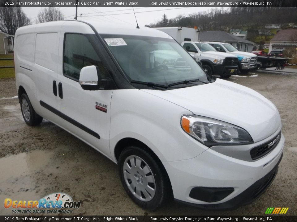 2019 Ram ProMaster City Tradesman SLT Cargo Van Bright White / Black Photo #11