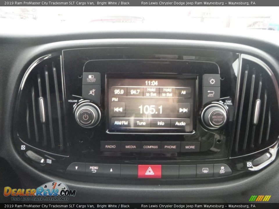 2019 Ram ProMaster City Tradesman SLT Cargo Van Bright White / Black Photo #16