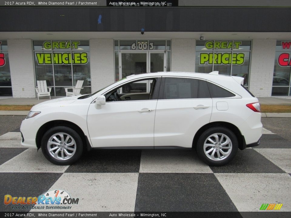 2017 Acura RDX White Diamond Pearl / Parchment Photo #1