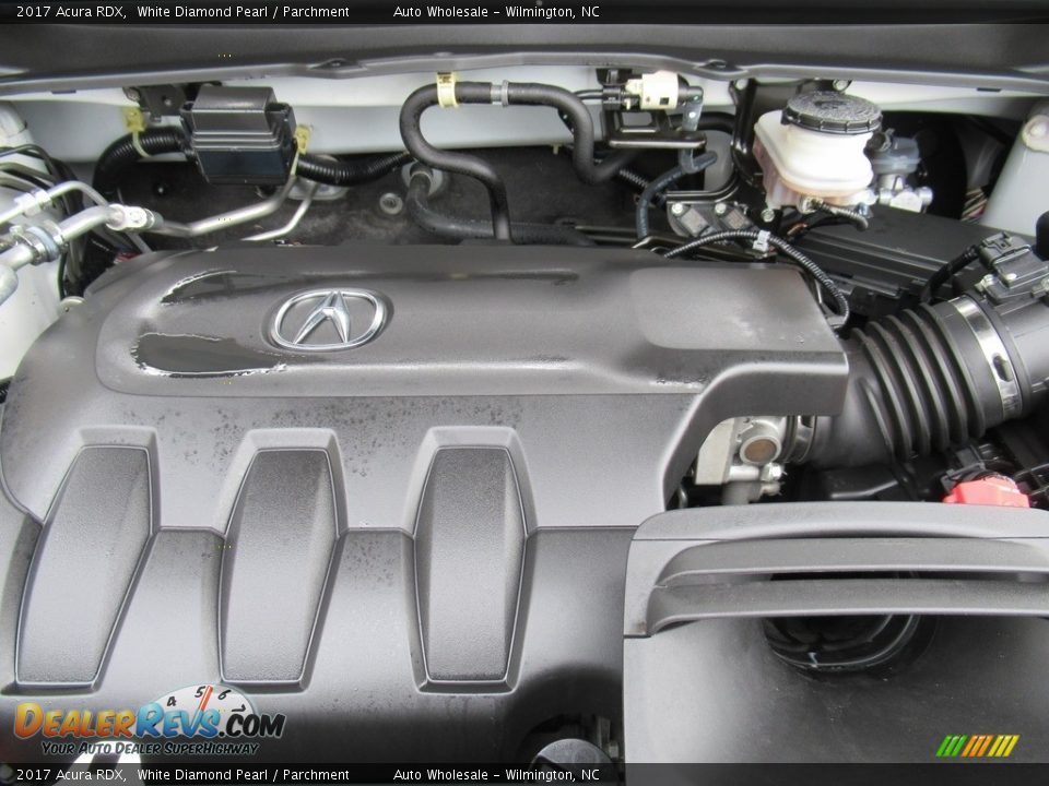 2017 Acura RDX White Diamond Pearl / Parchment Photo #6