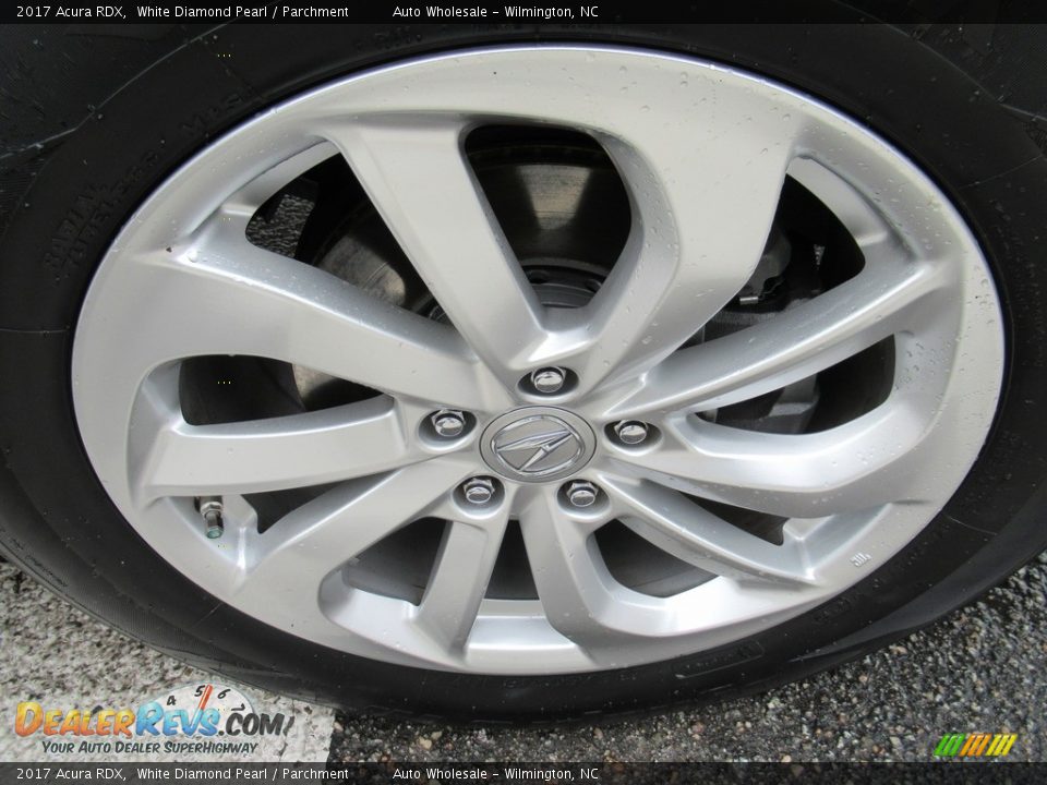 2017 Acura RDX White Diamond Pearl / Parchment Photo #7