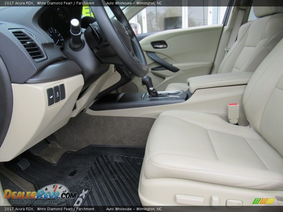 2017 Acura RDX White Diamond Pearl / Parchment Photo #9
