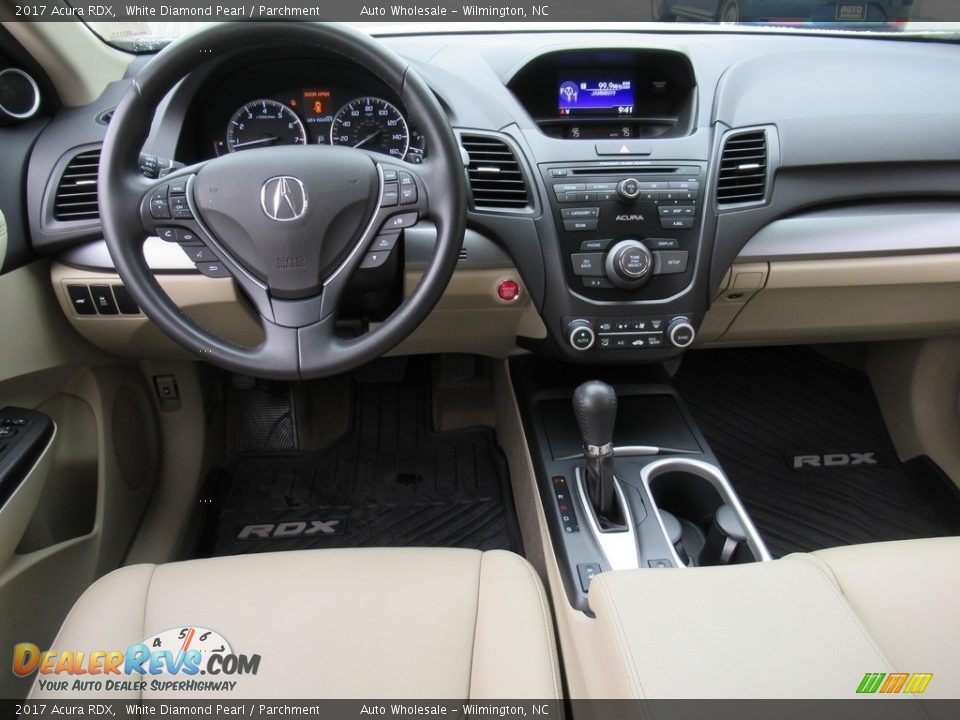 2017 Acura RDX White Diamond Pearl / Parchment Photo #14