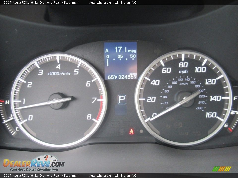 2017 Acura RDX White Diamond Pearl / Parchment Photo #15