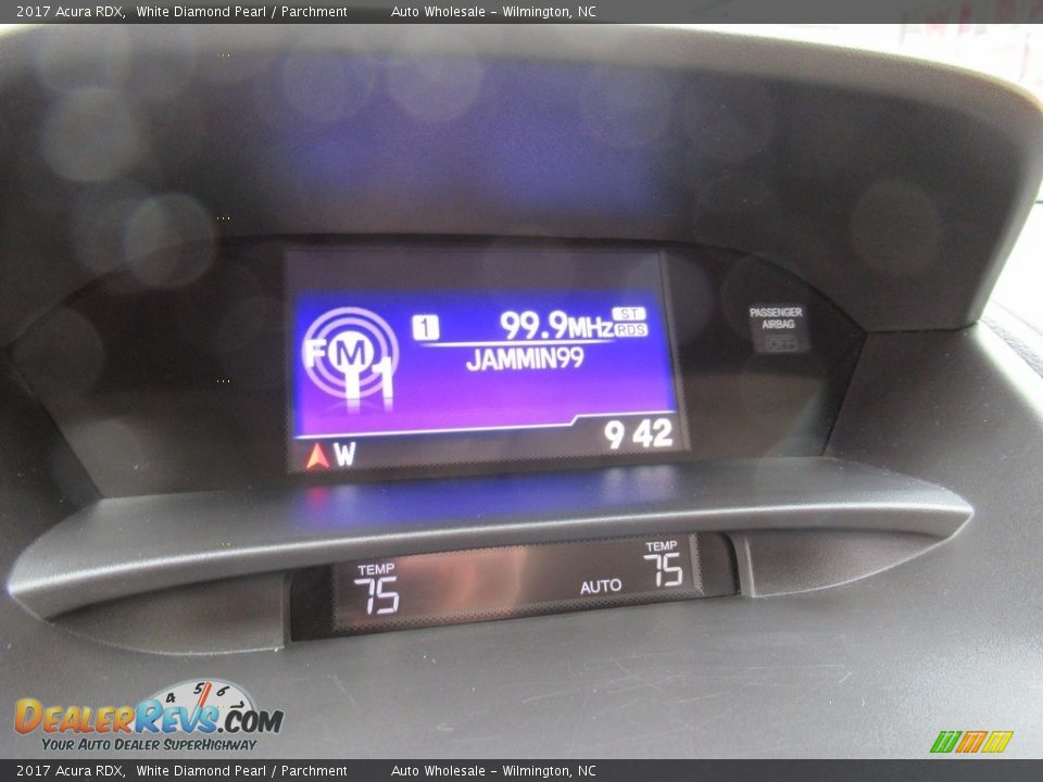 2017 Acura RDX White Diamond Pearl / Parchment Photo #16