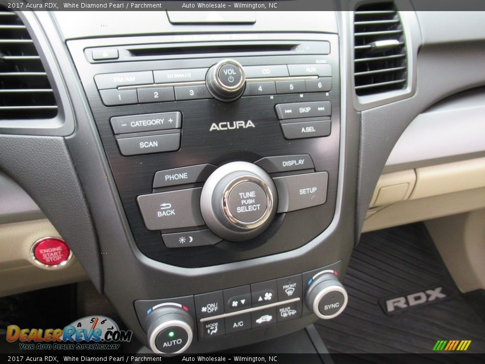 2017 Acura RDX White Diamond Pearl / Parchment Photo #18