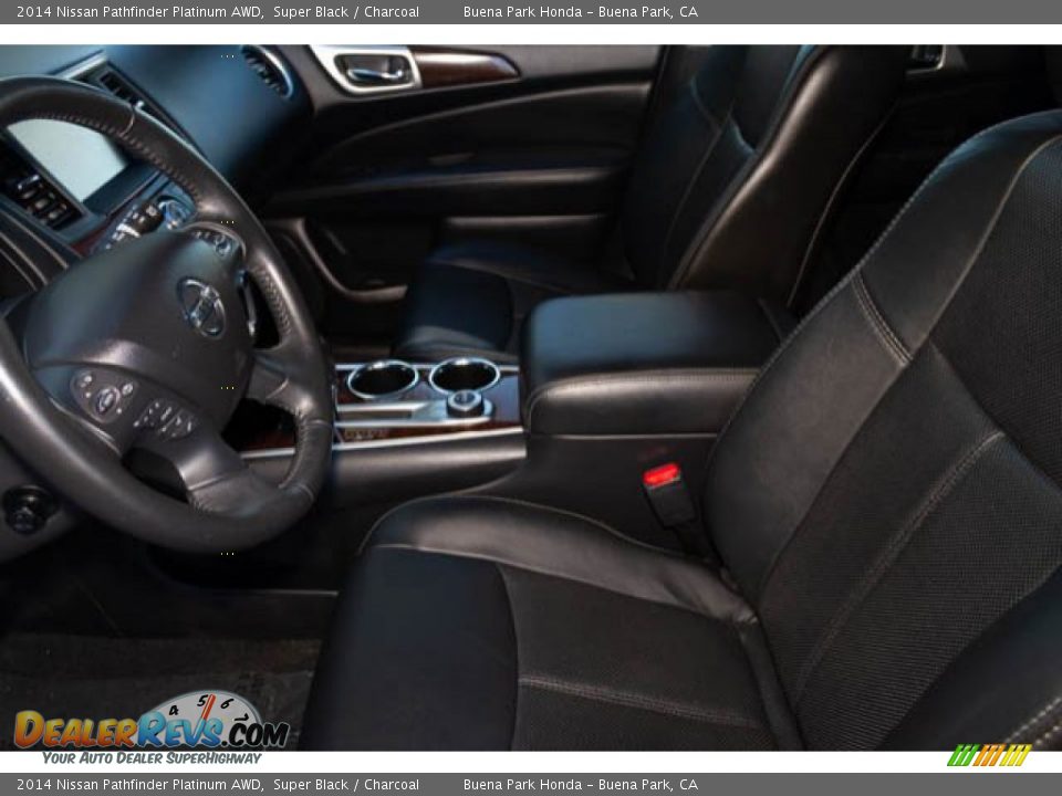 2014 Nissan Pathfinder Platinum AWD Super Black / Charcoal Photo #3