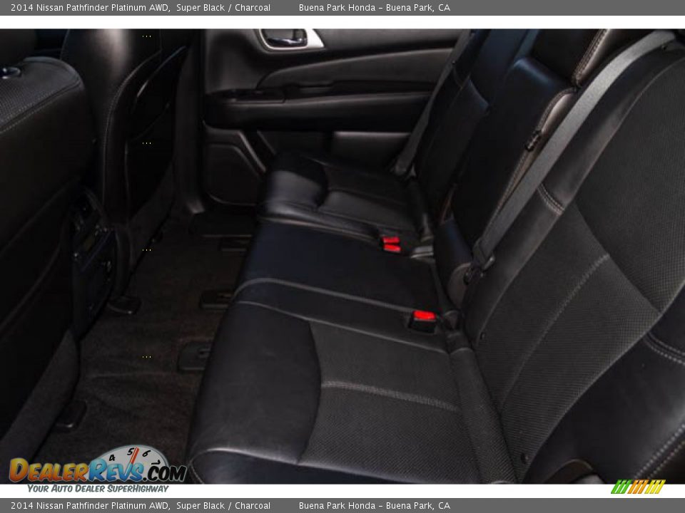2014 Nissan Pathfinder Platinum AWD Super Black / Charcoal Photo #4