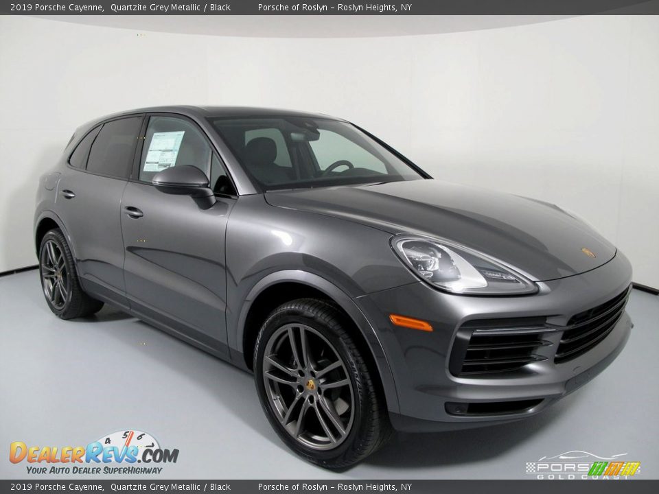 2019 Porsche Cayenne Quartzite Grey Metallic / Black Photo #1