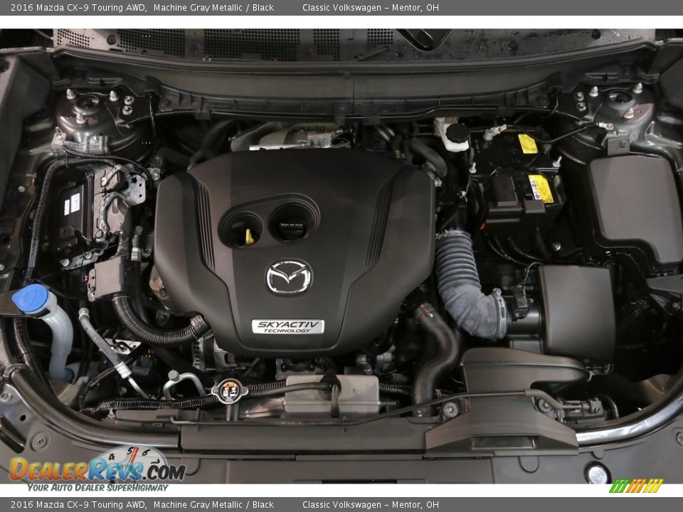 2016 Mazda CX-9 Touring AWD Machine Gray Metallic / Black Photo #22