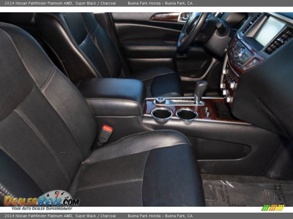 2014 Nissan Pathfinder Platinum AWD Super Black / Charcoal Photo #23