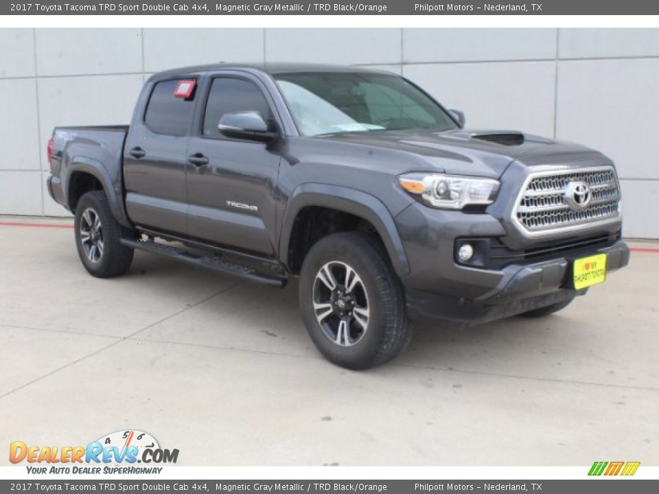 2017 Toyota Tacoma TRD Sport Double Cab 4x4 Magnetic Gray Metallic / TRD Black/Orange Photo #2