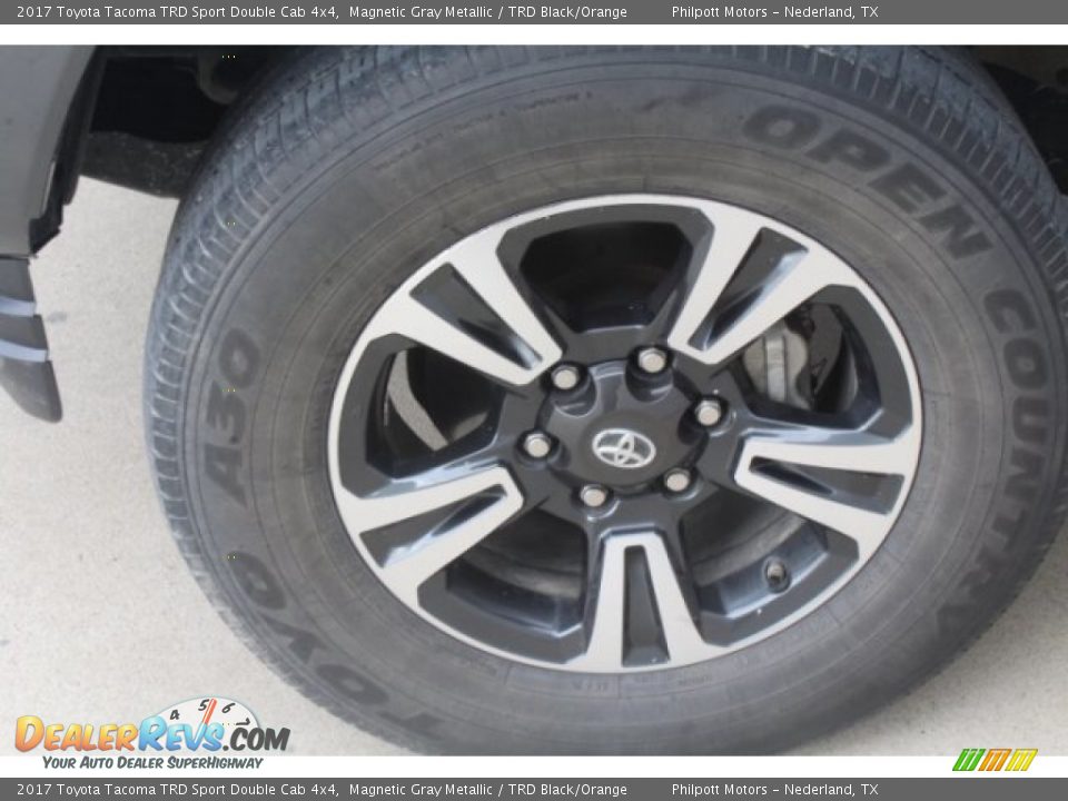2017 Toyota Tacoma TRD Sport Double Cab 4x4 Magnetic Gray Metallic / TRD Black/Orange Photo #5