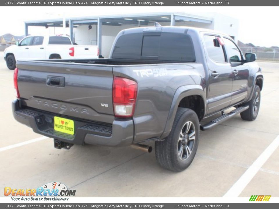 2017 Toyota Tacoma TRD Sport Double Cab 4x4 Magnetic Gray Metallic / TRD Black/Orange Photo #8