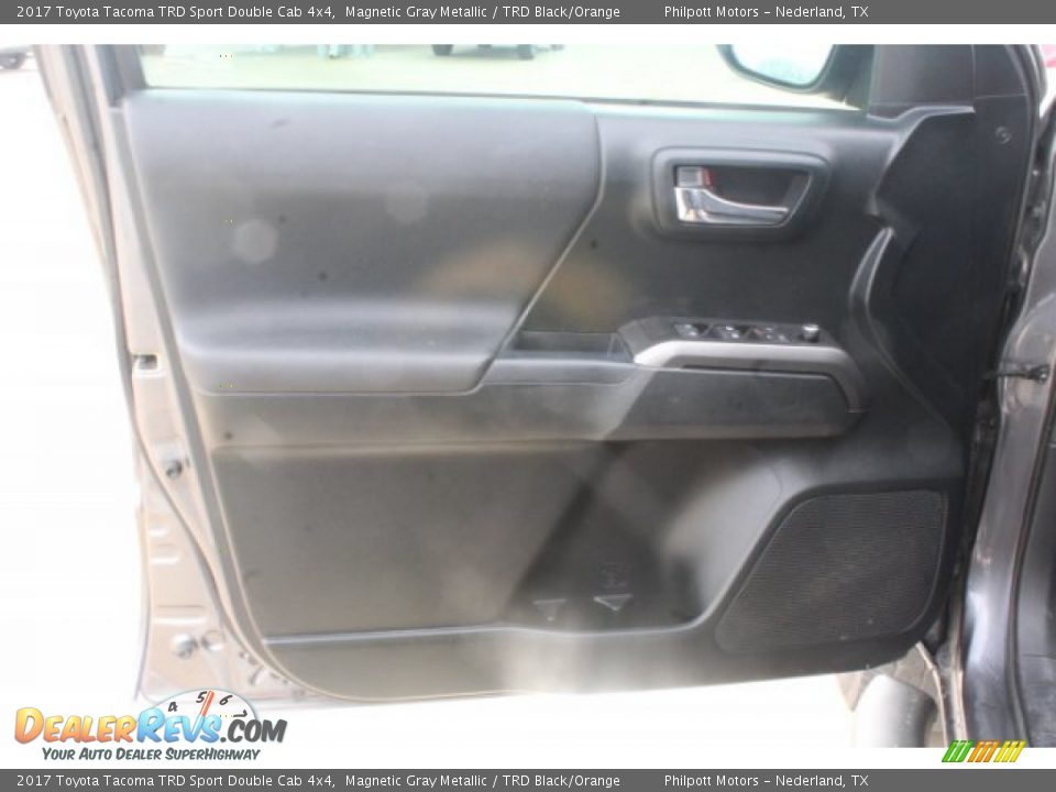 2017 Toyota Tacoma TRD Sport Double Cab 4x4 Magnetic Gray Metallic / TRD Black/Orange Photo #9