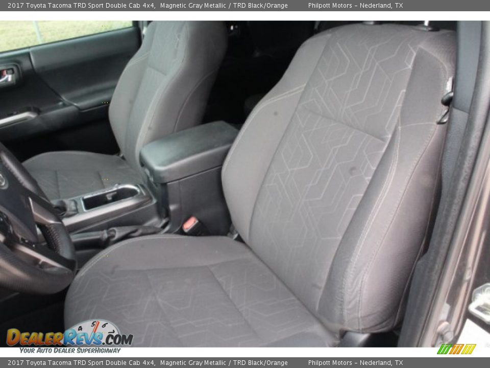 2017 Toyota Tacoma TRD Sport Double Cab 4x4 Magnetic Gray Metallic / TRD Black/Orange Photo #10