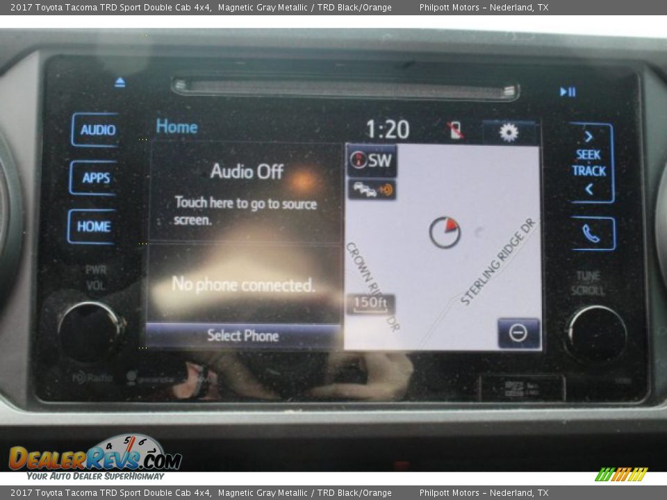 2017 Toyota Tacoma TRD Sport Double Cab 4x4 Magnetic Gray Metallic / TRD Black/Orange Photo #11