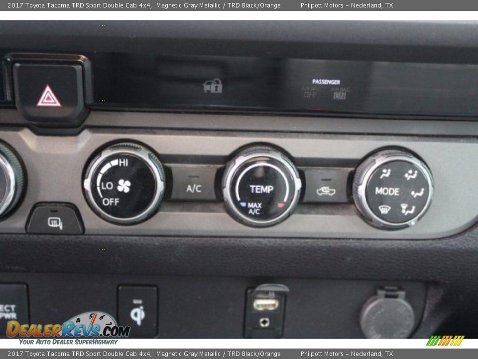 2017 Toyota Tacoma TRD Sport Double Cab 4x4 Magnetic Gray Metallic / TRD Black/Orange Photo #13