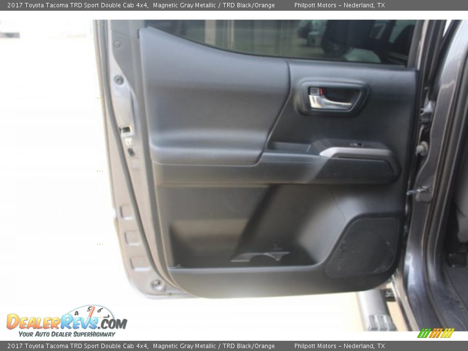 2017 Toyota Tacoma TRD Sport Double Cab 4x4 Magnetic Gray Metallic / TRD Black/Orange Photo #17