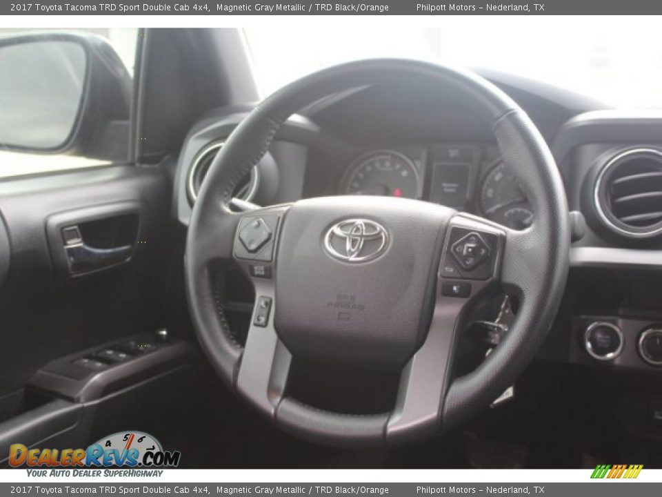 2017 Toyota Tacoma TRD Sport Double Cab 4x4 Magnetic Gray Metallic / TRD Black/Orange Photo #20