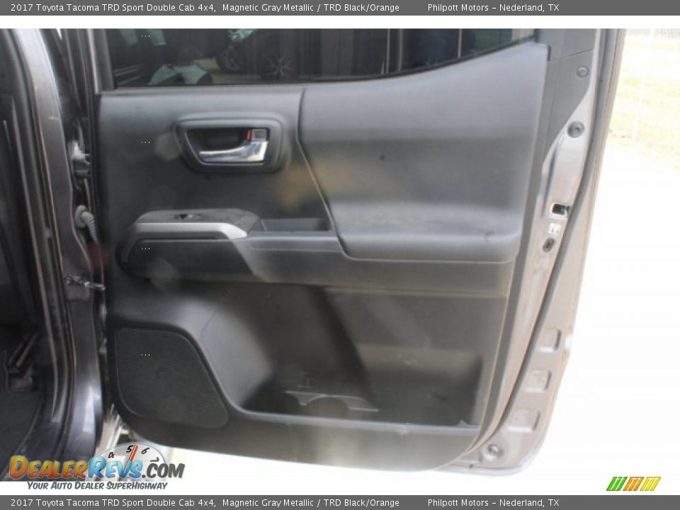 2017 Toyota Tacoma TRD Sport Double Cab 4x4 Magnetic Gray Metallic / TRD Black/Orange Photo #22